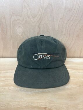 Orvis Olive Green Baseball Cap with Embroidered Logo